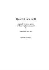 Ewald 'Quintet No.1', 2nd mvt. for Tuba/Euphonium Quartet